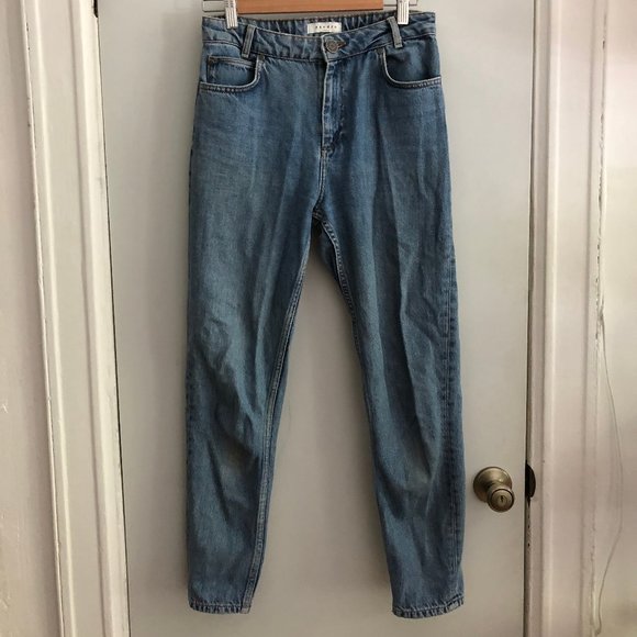 Sandro Mom Jeans Light Blue Wash - Picture 1 of 6